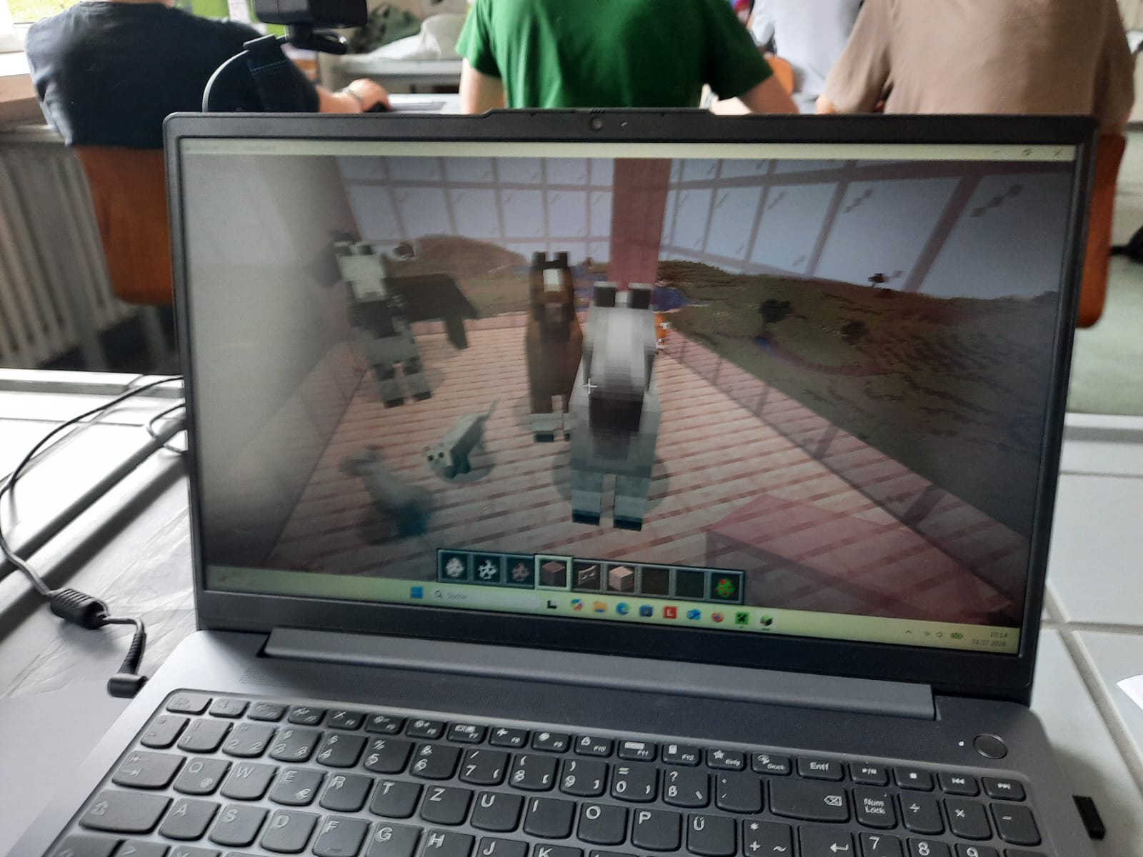 Computerbildschirm mit Spielansicht