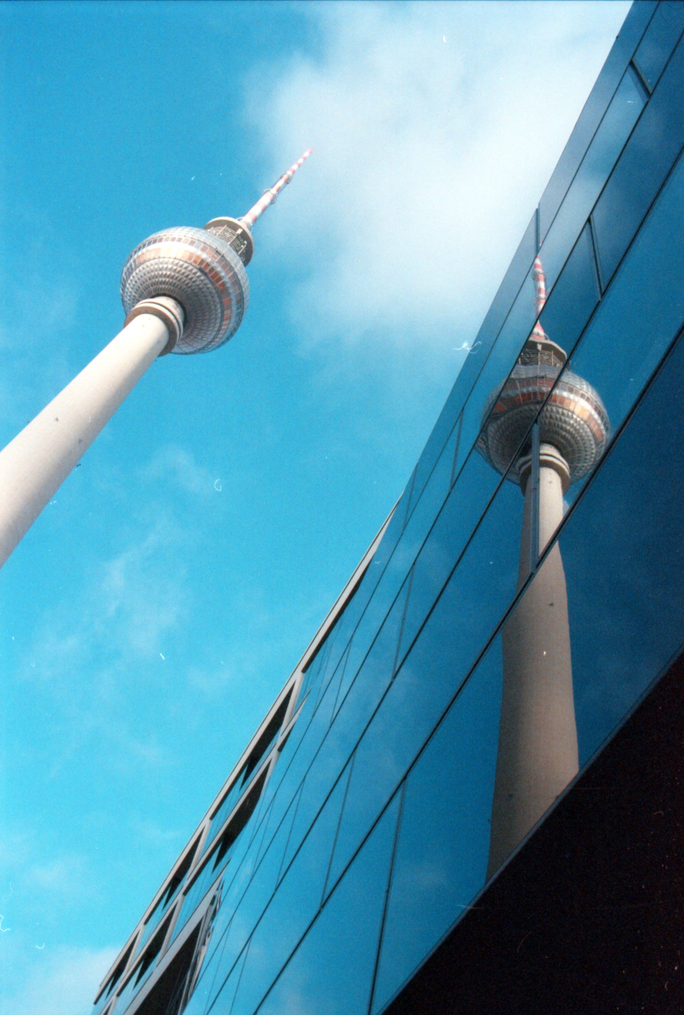 Reflexion des Fernsehturms